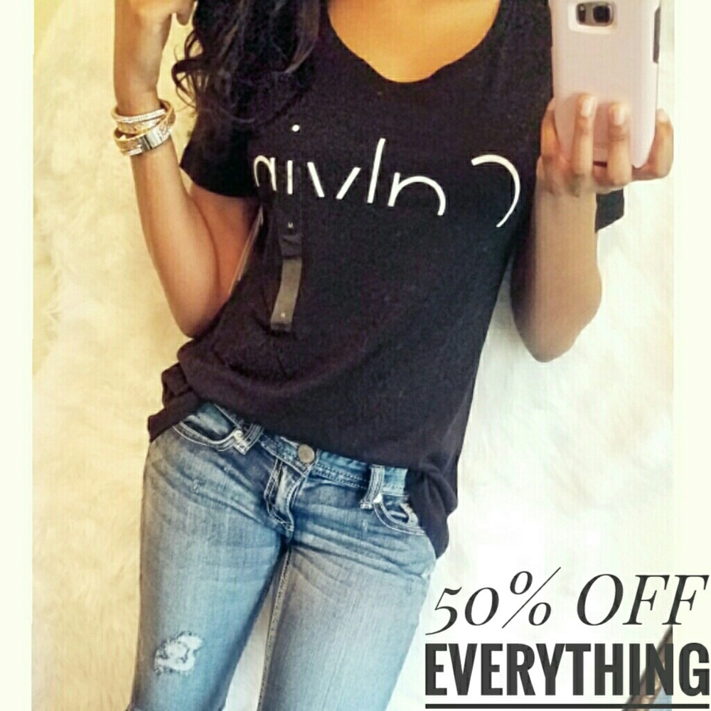 Calvin Klein Jeans Logo Black T